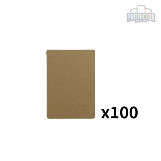 100 Dividers - Bruin karton (66 x 95 x 2mm)