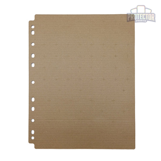 Pinhouder blad - Bruin golfkarton (tot 72 pins) - 10 stuks