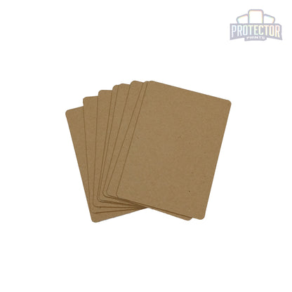 100 Dividers - Bruin karton (66 x 95 x 2mm)