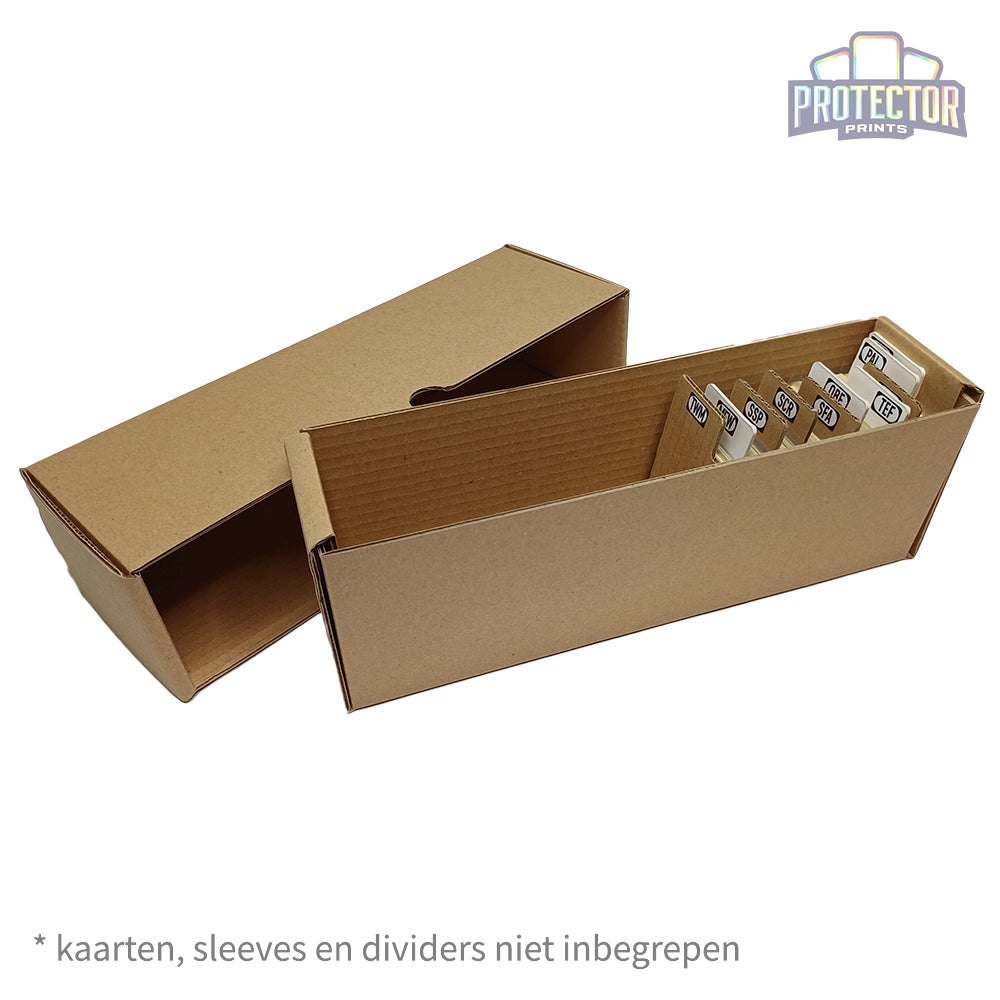 Opbergdoos 1000 kaarten met deksel (1 rij)