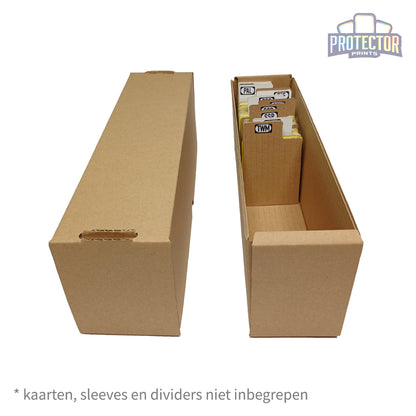 Opbergdoos 1000 kaarten met deksel (1 rij)