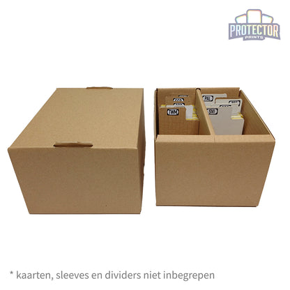 Opbergdoos 1000 kaarten met deksel (2 rijen)