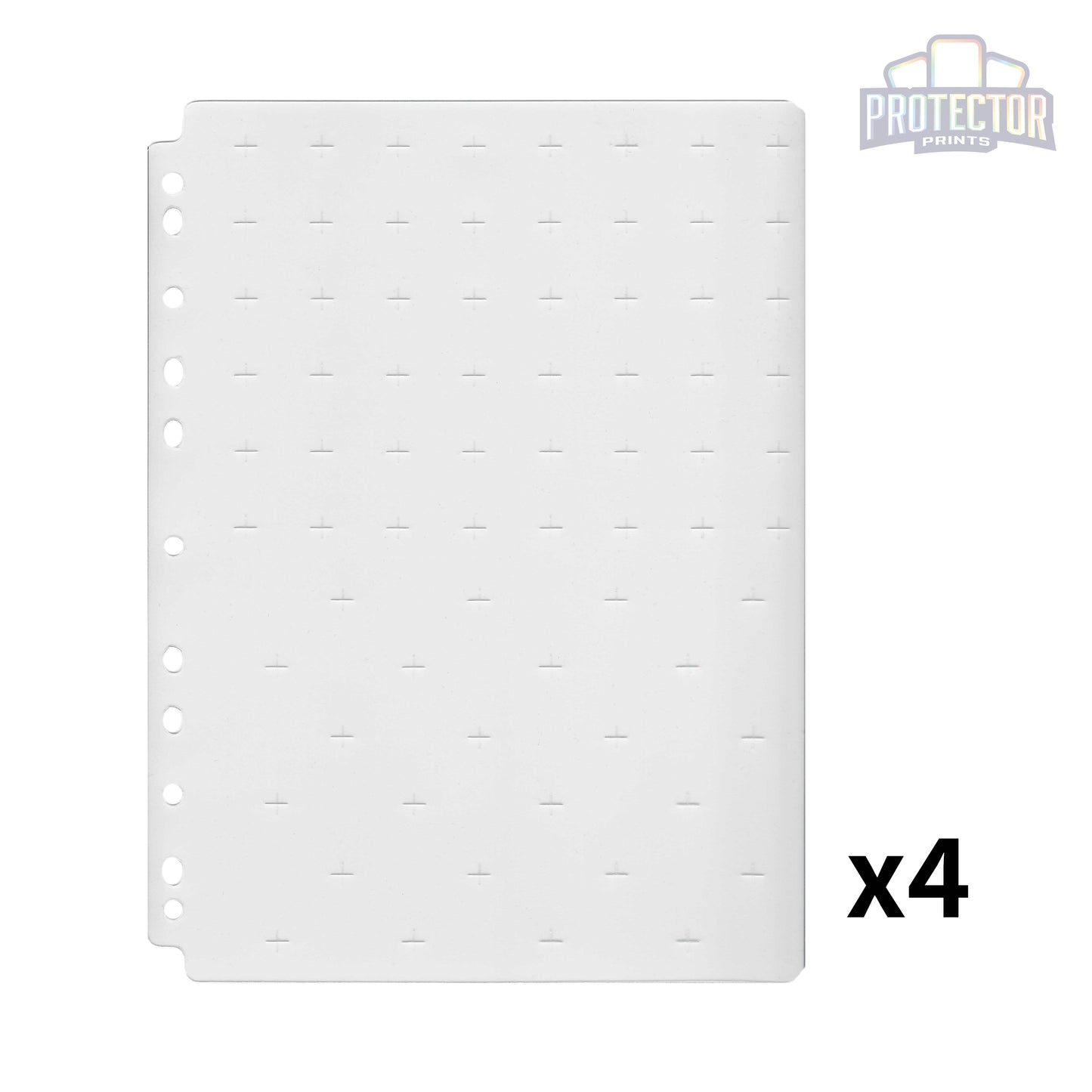 Pinhouder blad - Transparant PVC (tot 72 pins) - 4 stuks