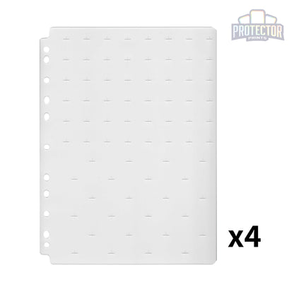Pinhouder blad - Transparant PVC (tot 72 pins) - 4 stuks