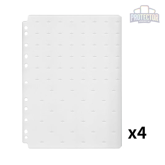 Pinhouder blad - Transparant PVC (tot 72 pins) - 4 stuks