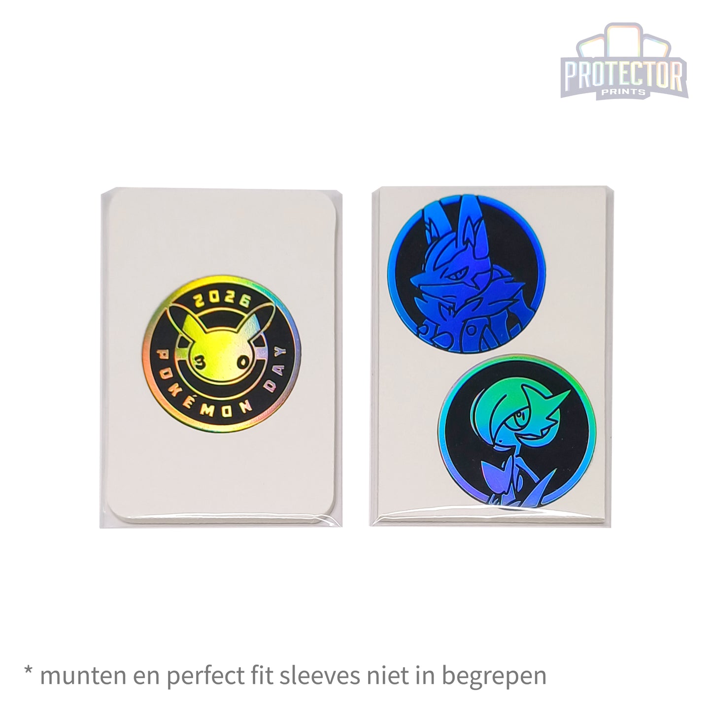 10 Pokémon Munthouders (voor 41 mm munten) - 10 Coin Holders