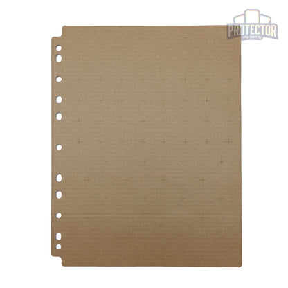 Pinhouder blad - Bruin golfkarton (tot 72 pins) - 10 stuks